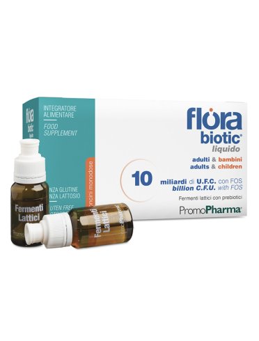 Flora liquido adulti & bambini 10 flaconcini x 10 ml