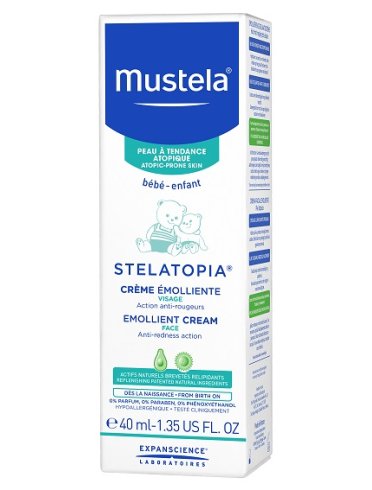 Mustela stelatopia crema viso 40 ml