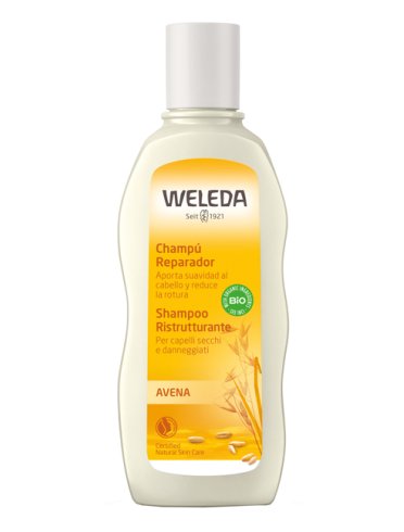 Weleda avena - shampoo ristrutturante per capelli secchi e danneggiati - 190 ml