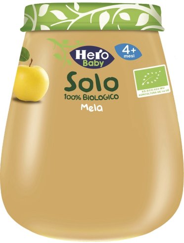 Hero solo - omogeneizzato biologico 100% gusto mela - 120 g