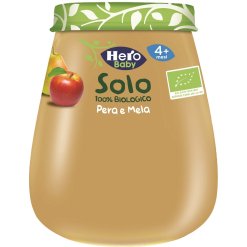 Hero Solo - Omogeneizzato Biologico 100% Gusto Mela Pera - 120 g