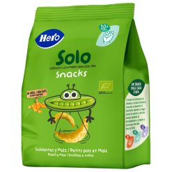 Hero Solo - Snack Biologico 100% Gusto Piselli e Mais - 50 g