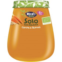 Hero Solo - Omogeneizzato Biologico 100% Gusto Carota Quinoa - 120 g