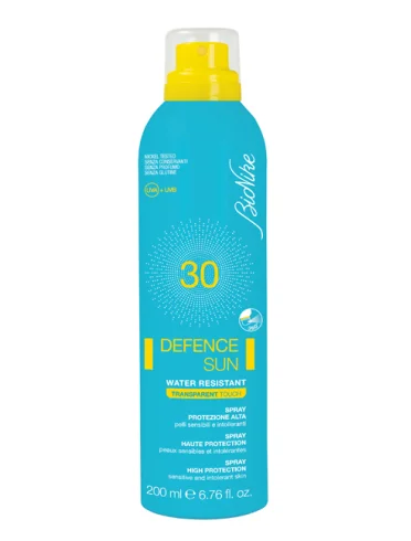 Bionike defence sun - spray solare corpo trasparente resistente all'acqua con protezione alta spf 30 - 200 ml Bionike defence sun - spray solare corpo trasparente resistente all'acqua con protezione alta spf 30 - 200 ml