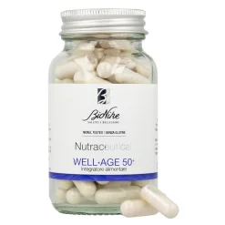BioNike Nutraceutial Well-Age 50+ - Integratore per il Benessere della Pella per Donne Over 50 - 60 Capsule