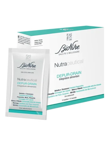 Bionike nutraceutical depur-drain - integratore drenante - 10 bustine Bionike nutraceutical depur-drain - integratore drenante - 10 bustine