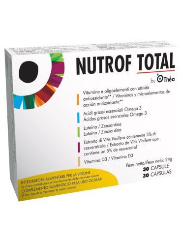 Nutrof total - integratore antiossidante - 30 capsule