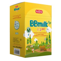 BBMilk 1-3a Latte Polvere per la Crescita 2 Buste x 400 g