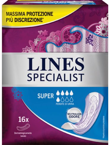 Lines specialist pannolone super farma 16 pezzi