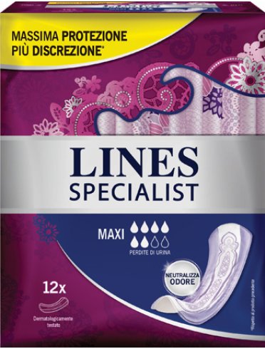 Lines specialist pannolone maxi farma 12 pezzi