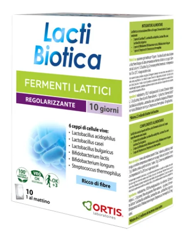 Lacti biotica integratore fermenti lattici 10 bustine Lacti biotica integratore fermenti lattici 10 bustine
