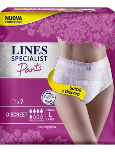 Lines specialist pants discreet m x 8 farma