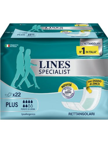 Lines specialist pannolone rettangolare 22 pezzi