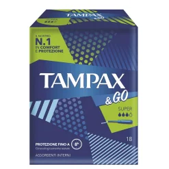 TAMPAX&GO SUPER 18 PEZZI