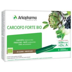 Arkofluidi Carciofo Forte Bio - Integratore per Perdita di Peso - 20 Fiale