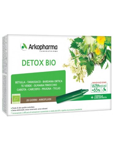 Arkofluidi ultra suoni detox bio 20 fiale