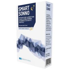 Smart Sonno - Integratore per Favorire il Sonno Gusto Crema Vaniglia - 30 ml