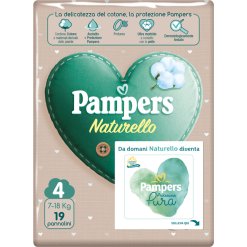 Pampers Naturello Pannolini Maxi Taglia 4 19 Pezzi