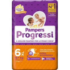 Pampers Progressi - Pannolini Taglia 6+ - 17 Pezzi
