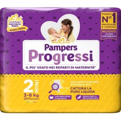 Pampers Progressi - Pannolini Mini Taglia 2 - 30 Pezzi