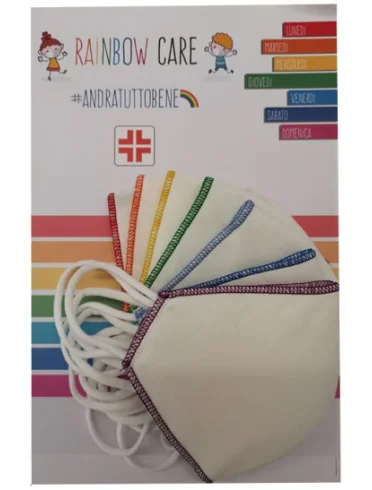 Mascherina rainbow care 7pz