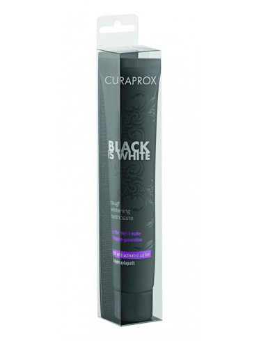 Curaprox black is white dentifricio travel size 10 ml
