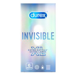 Durex Invisible XL Profilattici 6 Pezzi