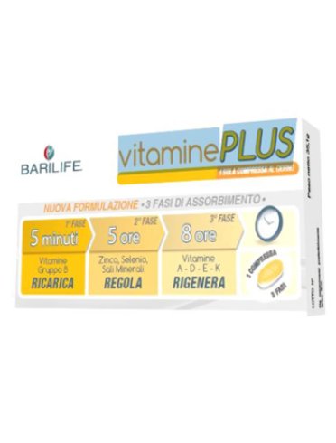 Barilife vitamine plus integratore multivitaminico 30 compresse