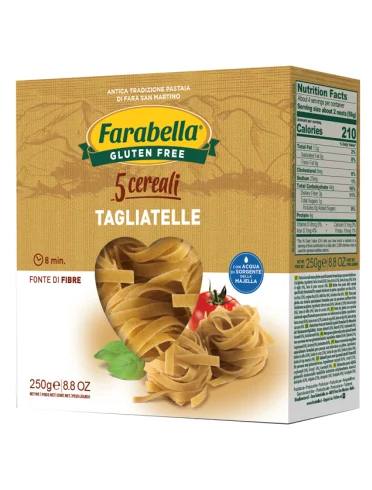Farabella tagliatelle ai 5 cereali 250 g Farabella tagliatelle ai 5 cereali 250 g