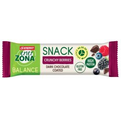 Enerzona Snack Crunchy Barretta Proteica Brutti di Bosco e Cacao