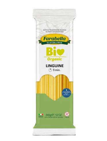Farabella bio linguine mais-riso 340 g Farabella bio linguine mais-riso 340 g