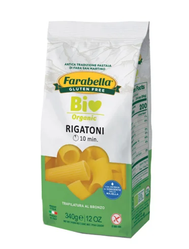 Farabella bio rigatoni mais-riso 340 g Farabella bio rigatoni mais-riso 340 g