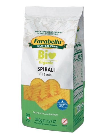 Farabella bio spirali mais-riso 340 g