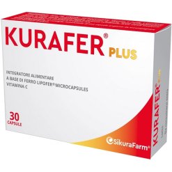 Kurafer Plus Integratore Ferro e Acido Folico 30 Capsule