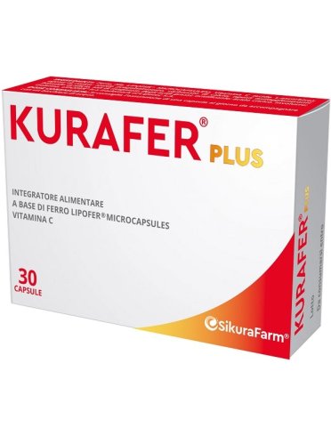 Kurafer plus integratore ferro e acido folico 30 capsule