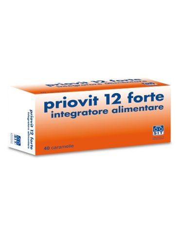 Priovit 12 forte integratore stanchezza 40 caramelle