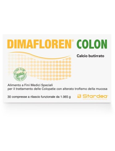 Dimafloren colon - trattamento dietetico colopatie - 30 compresse