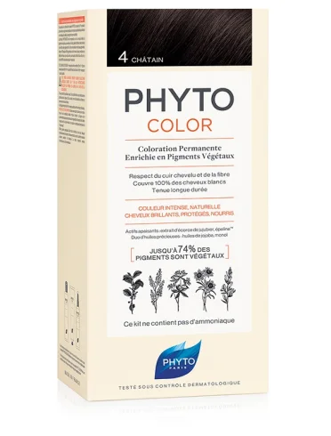 Phytocolor 4 castano 1 latte + 1 crema + 1 maschera + 1 paiodi guanti Phytocolor 4 castano 1 latte + 1 crema + 1 maschera + 1 paiodi guanti