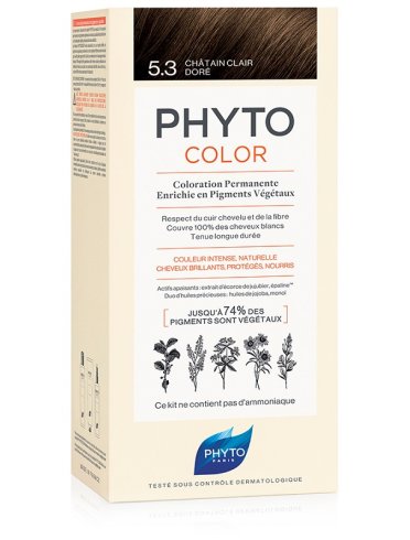Phytocolor 5.3 castano chiaro dorato tintura capelli