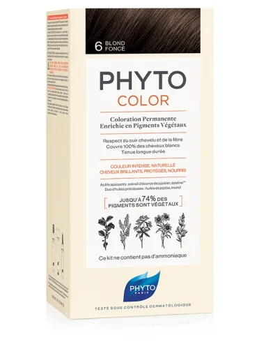 Phytocolor 6 biondo scuro tintura capelli Phytocolor 6 biondo scuro tintura capelli