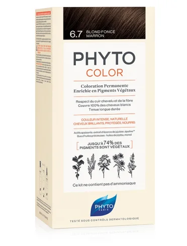 Phytocolor 6.7 biondo scu taba 1 latte + 1 crema + 1 maschera + 1 paio di guanti Phytocolor 6.7 biondo scu taba 1 latte + 1 crema + 1 maschera + 1 paio di guanti