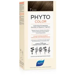 PHYTOCOLOR 7 BIONDO 1 LATTE + 1 CREMA + 1 MASCHERA + 1 PAIODI GUANTI