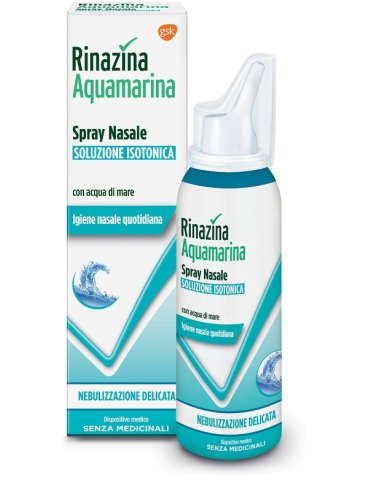 Rinazina aquamarina isotonica spray nebulizzazione delicata 100 ml
