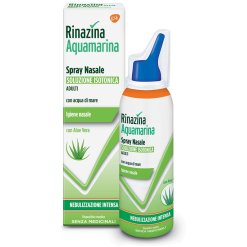 Rinazina Aquamarina - Spray Nasale Soluzione Isotonica Aloe - 100 ml