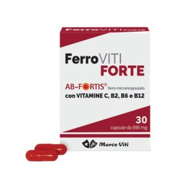 Ferroviti Forte - Integratore di Ferro e Vitamine - 30 Capsule