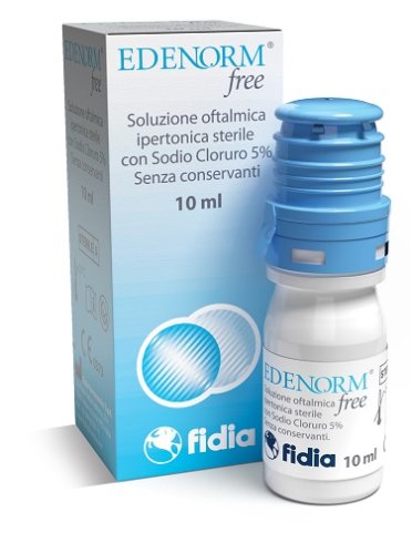 Edenorm free - collirio con sodio cloruro 5% - 10 ml