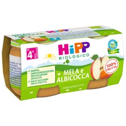 HIPP OMOGENEIZZATO ALBICOCCA/MELA 2 X 80 G