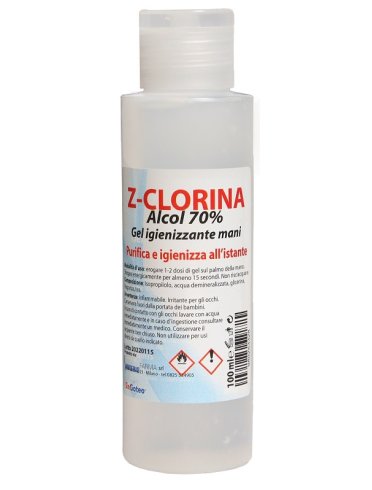 Gel igienizzante mani z-clorina 100 ml