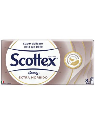 Scottex extra morbido fazzoletti 8 pezzi