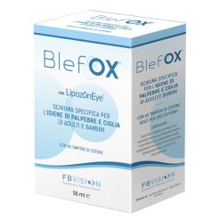 Blefox - Schiuma per l'Igiene di Palpebre e Ciglia - 50 ml + 60 Dischetti